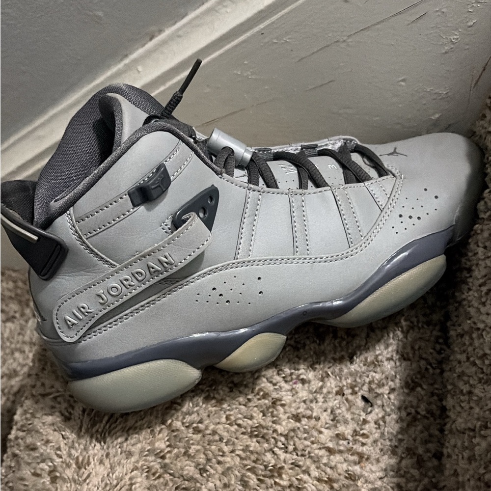Jordan 6 Rings Metallic Gray Sneakers